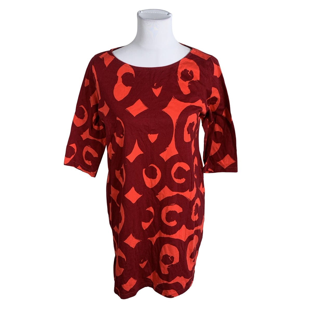Unisex Marimekko - Tricot dress, size 40 - Red (1)