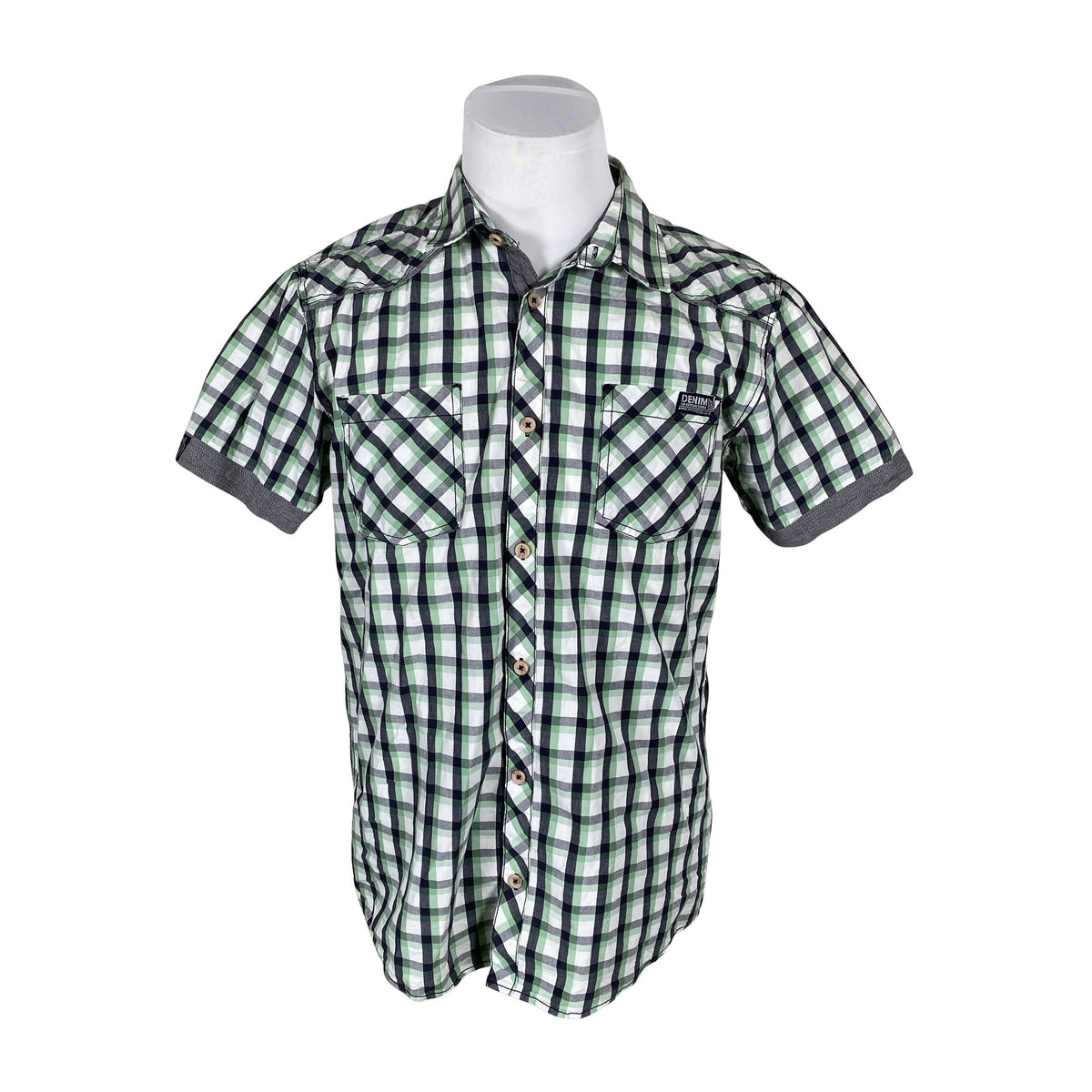 Unisex Carry - Collared shirt, size L - Green (1)
