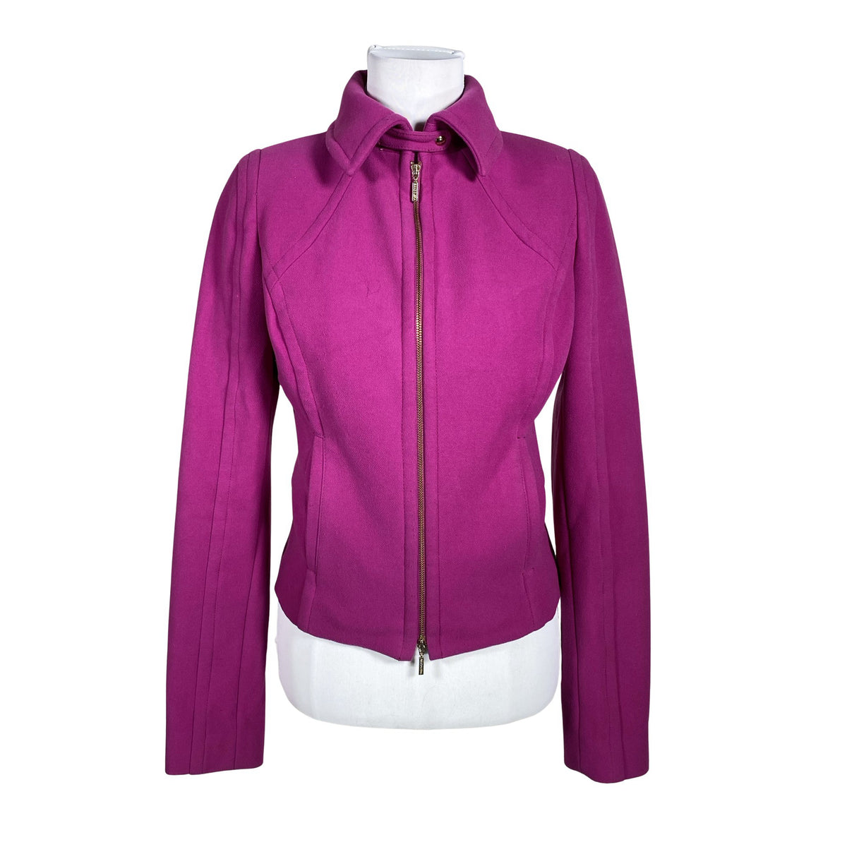Unisex Bandolera - Wool coat, size 38 - Pink (1)
