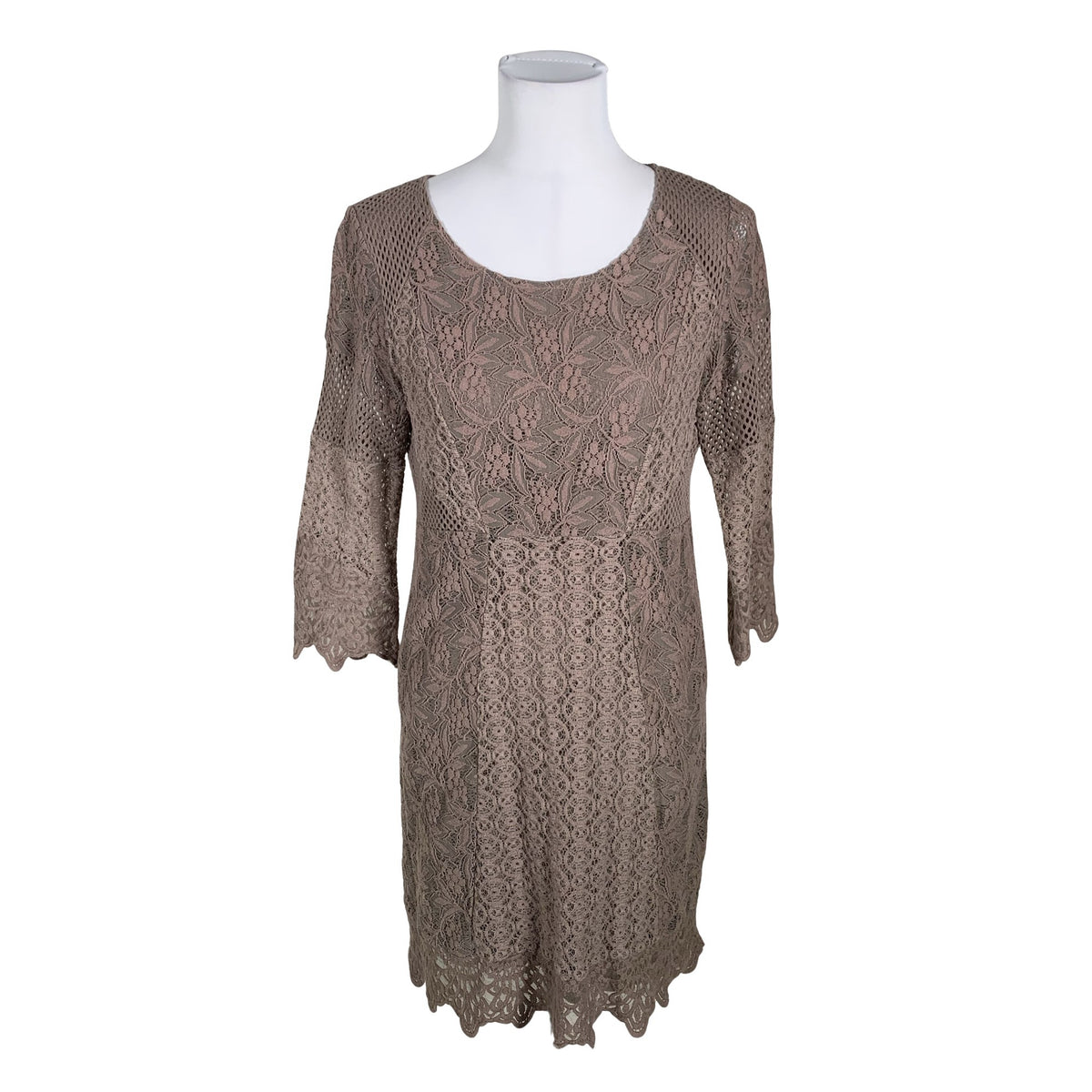Unisex Cream - Dress, size 40 - Gray (1)