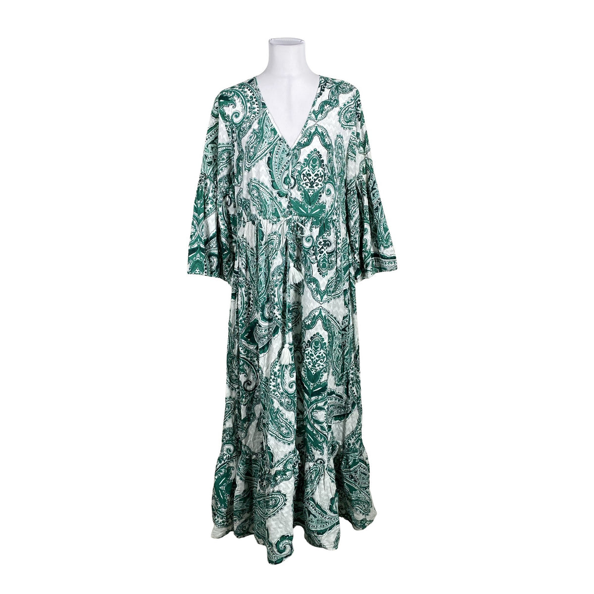Unisex Lindex - Maxi dress, size 40 - Green (1)
