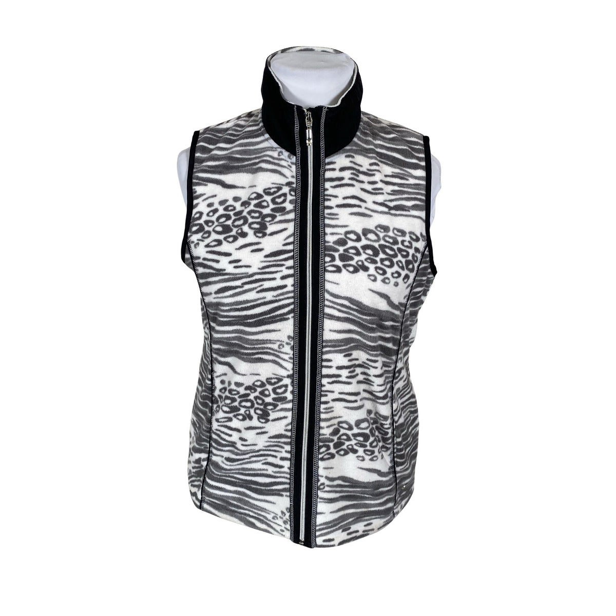 Unisex Hajo - Fleece vest, size 42 - White (1)