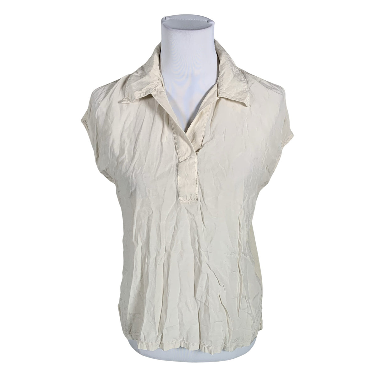 Unisex Opus - Short-sleeved blouse, size 38 - Beige (1)