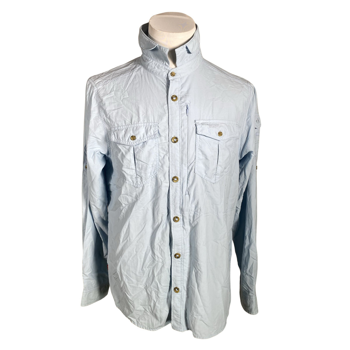 Unisex Craghoppers - Collared shirt, size L - Light blue (1)