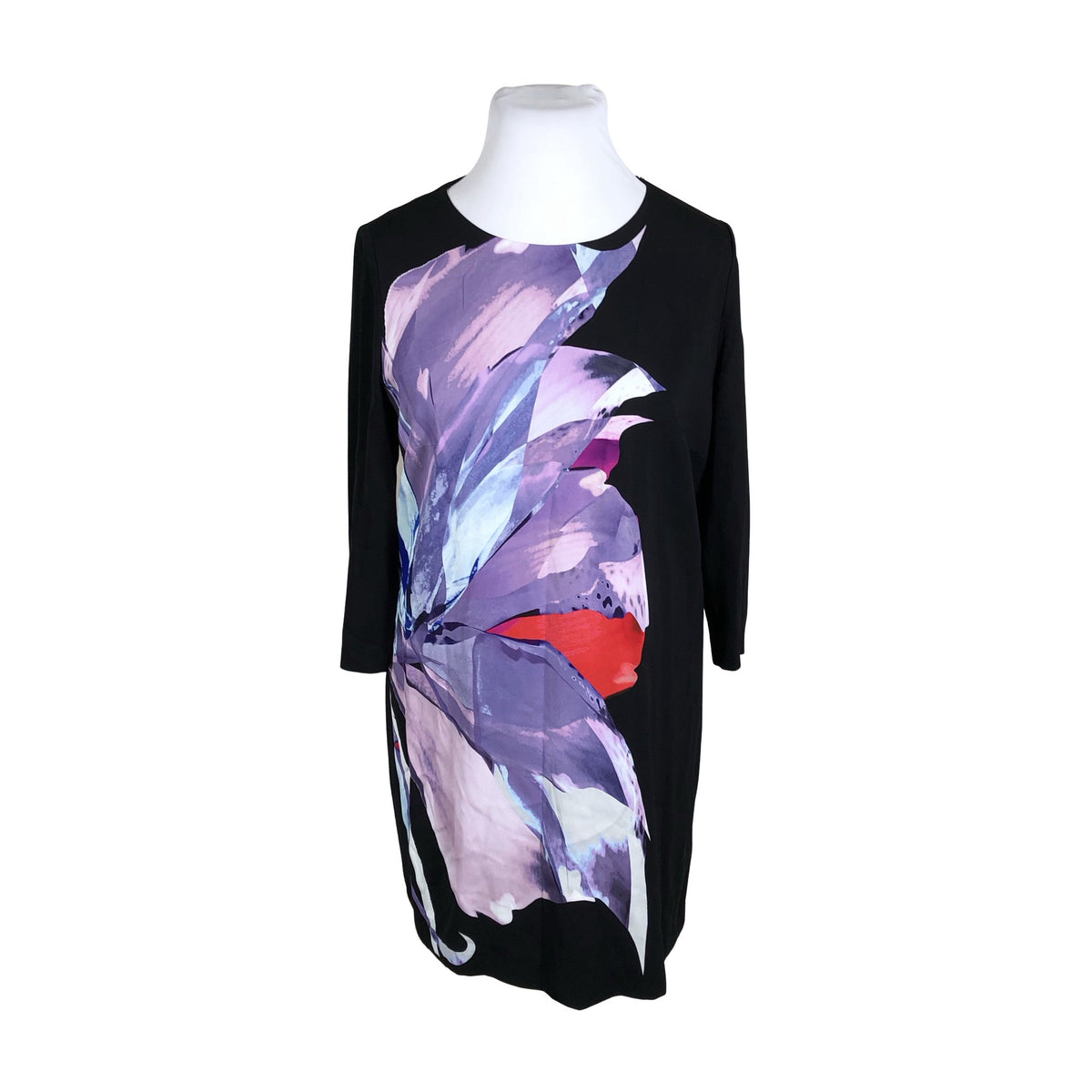 Unisex Hugo Boss - Schiffon dress, size 44 - Black (1)