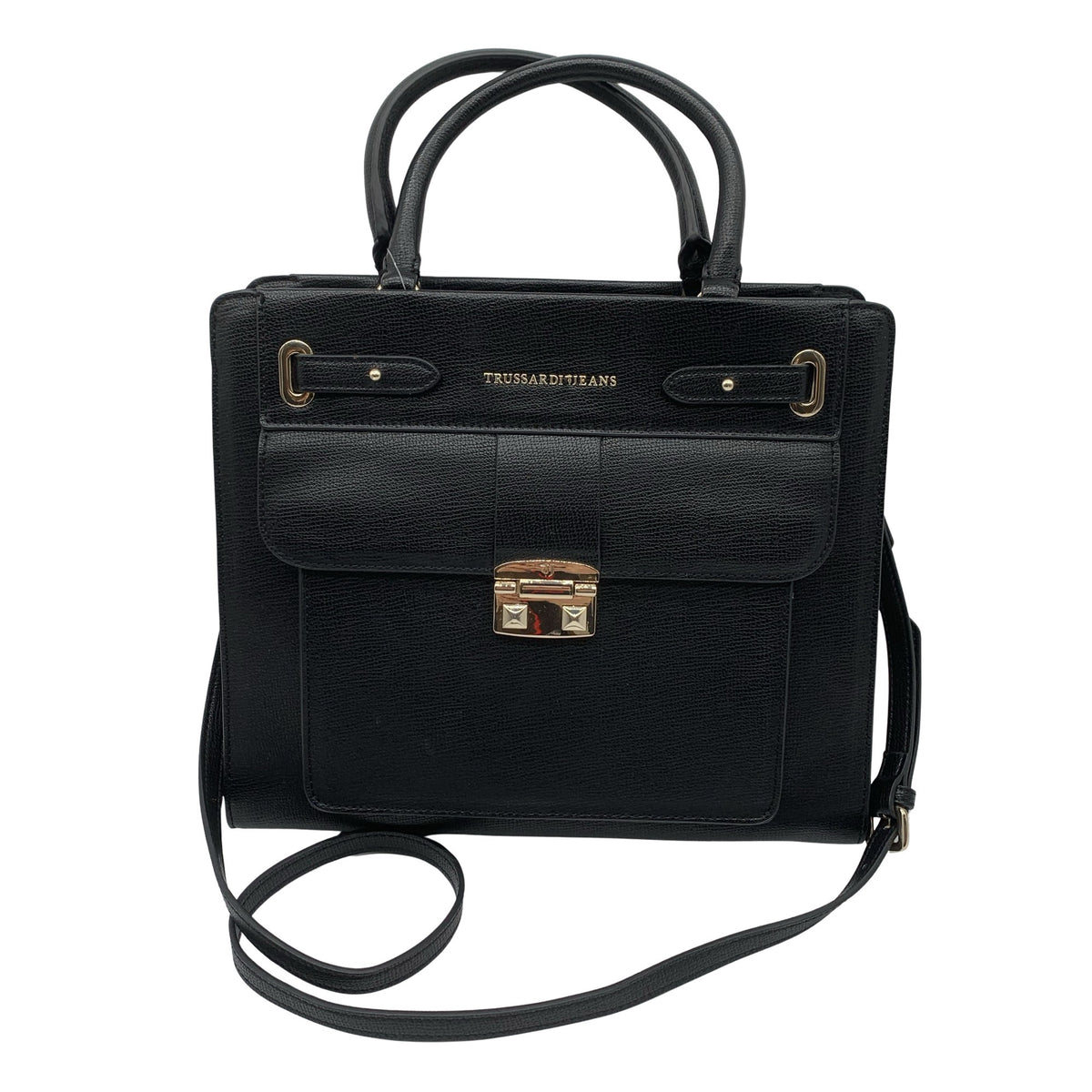 Unisex Trussardi Jeans - Handbag, size Midi - Black (1)