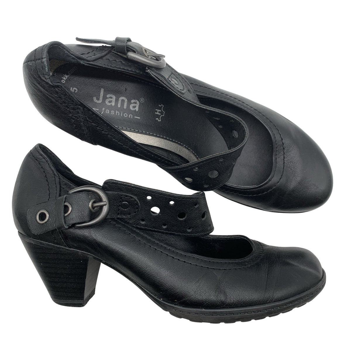 Unisex Jana - High heels, size 38 - Black (1)