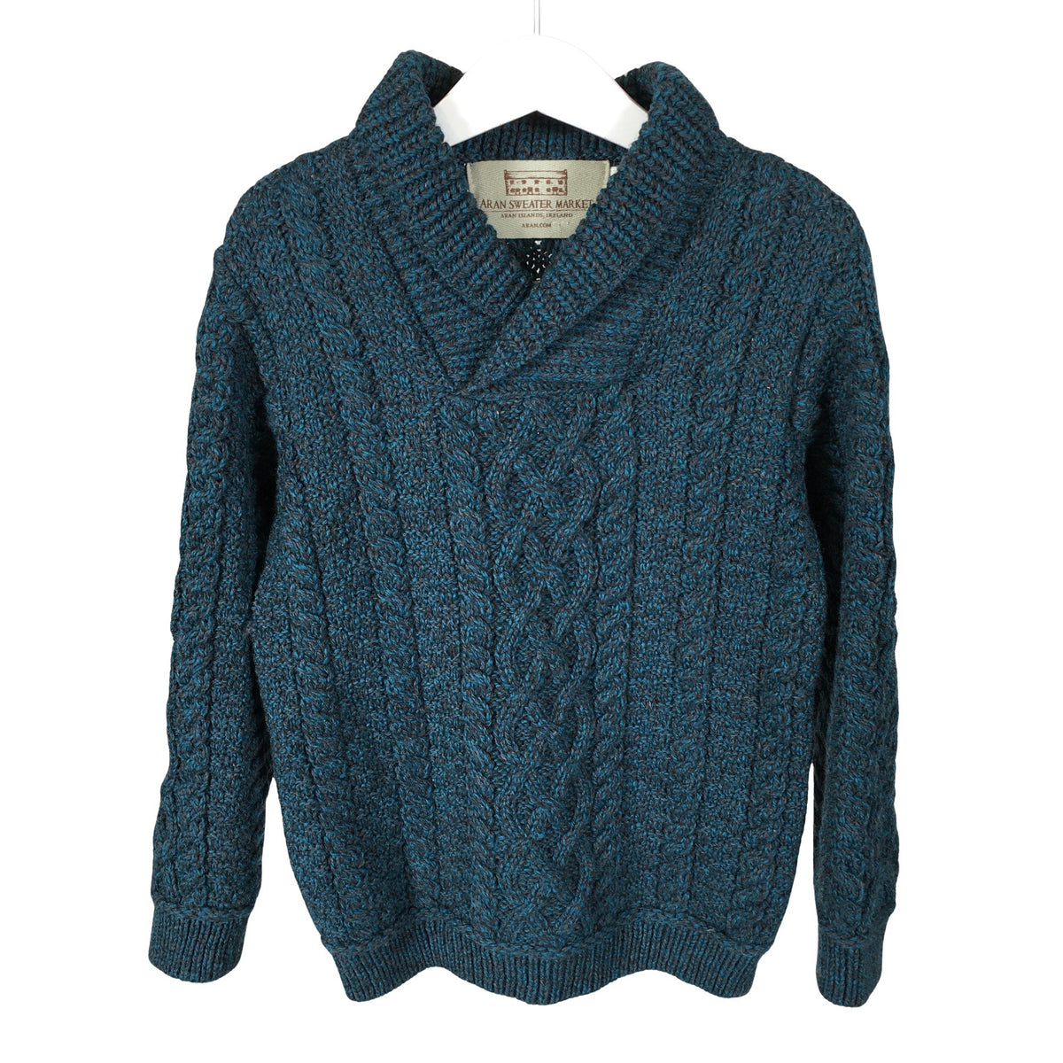 Unisex Aran Sweater Market - Sweater, size 116 - 122 - Blue (1)