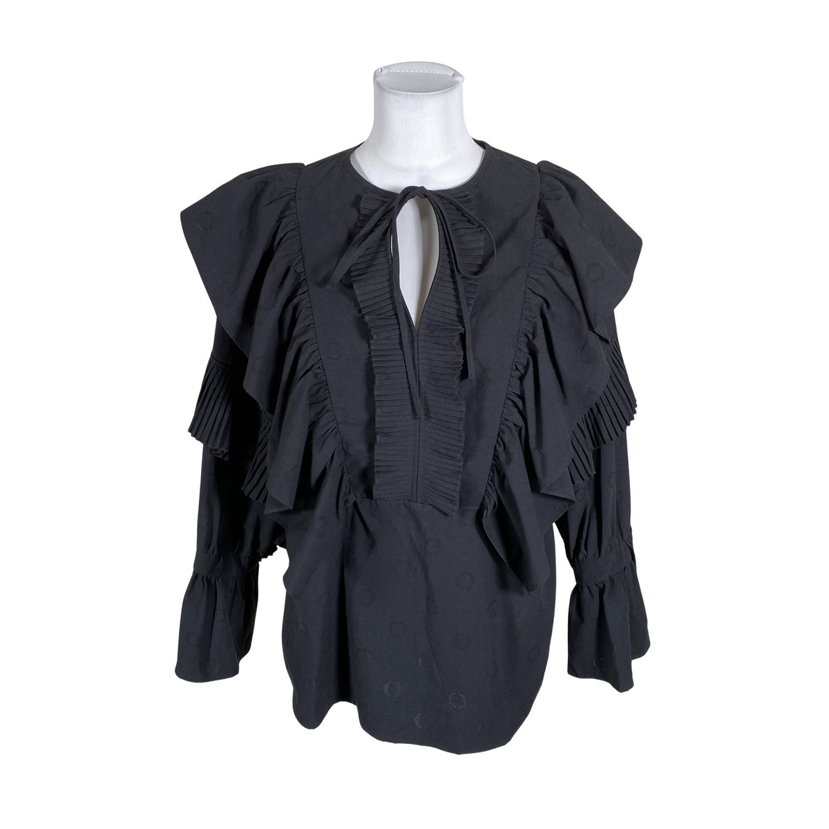 Unisex Hálo - Blouse, size 38 - Black (1)