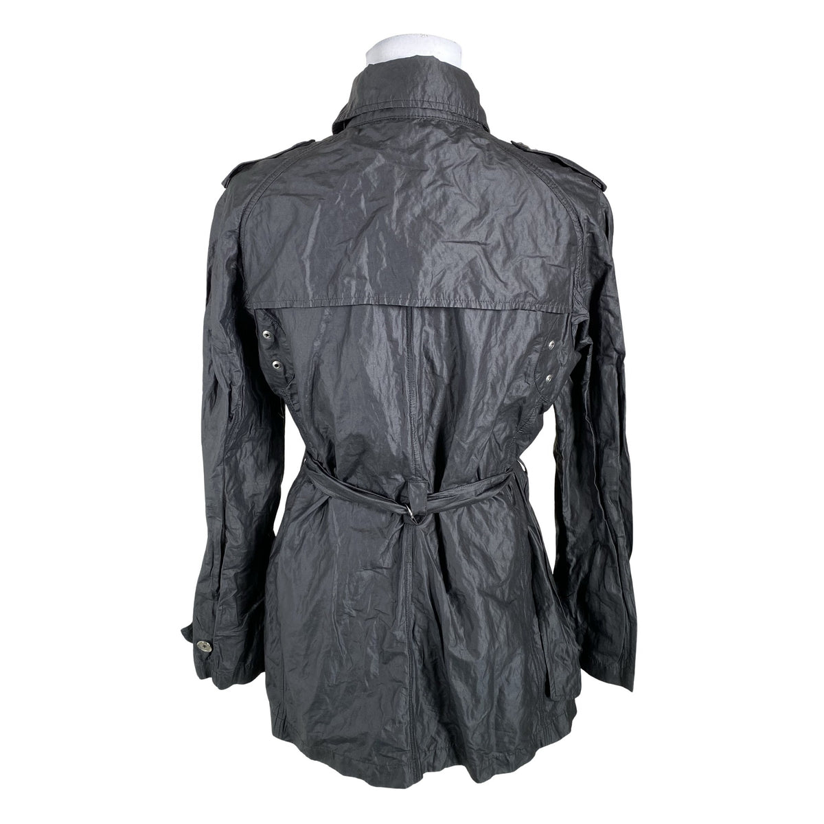 Unisex Benetton - Trench coat, size 40 - Black (2)