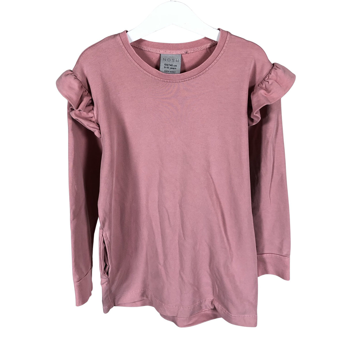 Unisex NOSH - Tricot shirt, size 134 - 140 - Light pink (1)