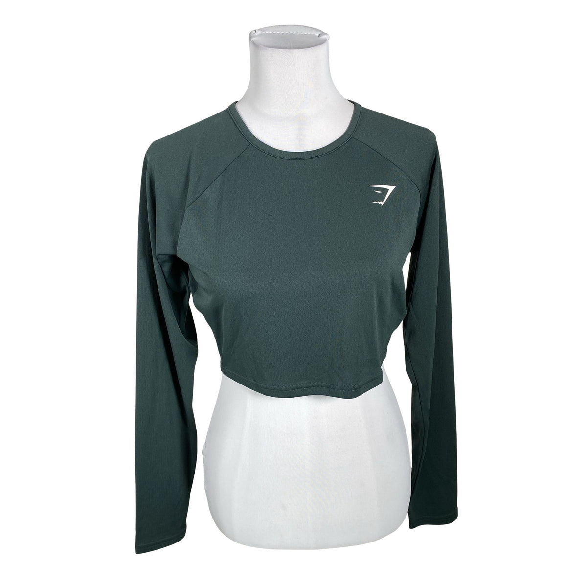 Unisex Gymshark - Sports shirt, long sleeve, size 38 - Green (1)