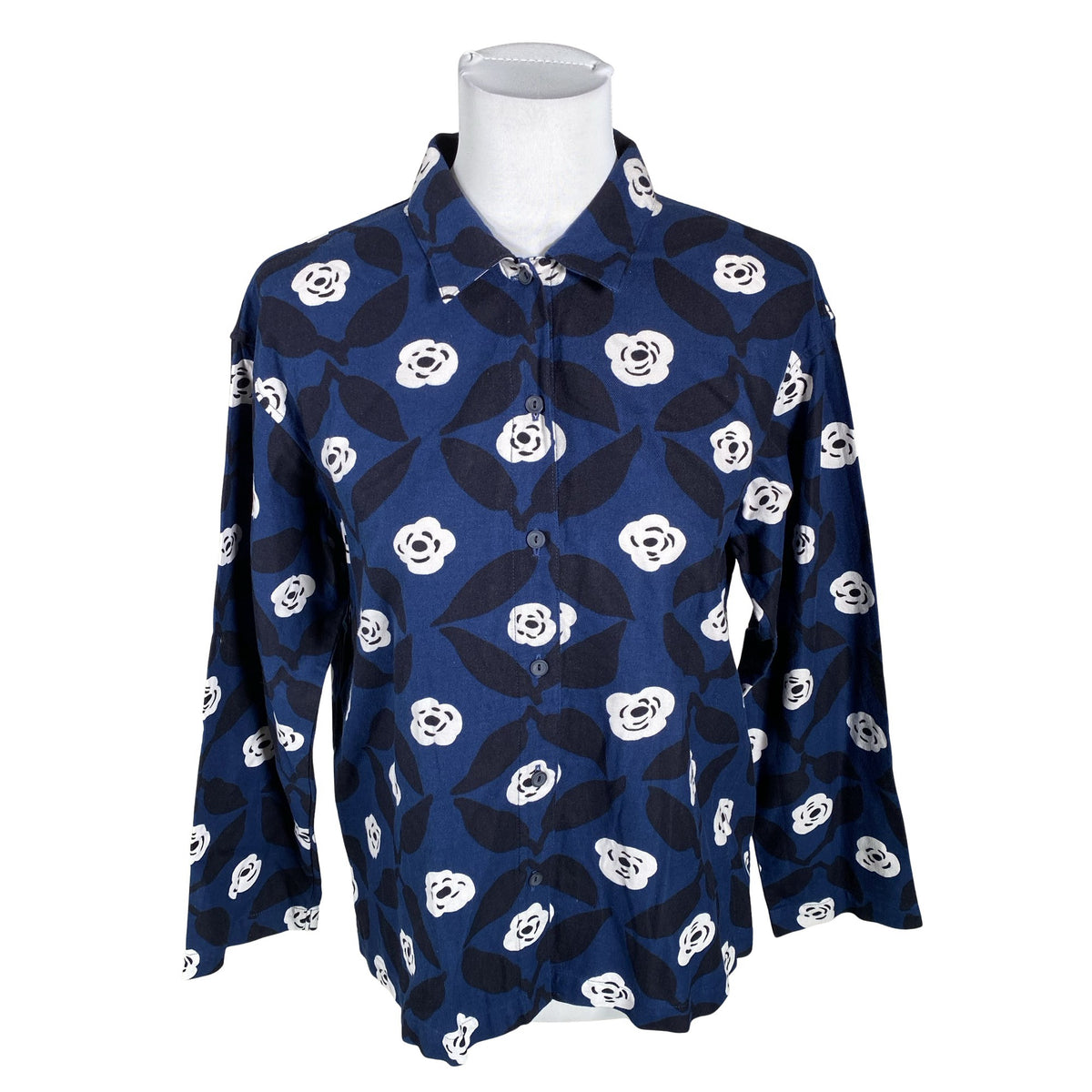 Unisex Uniqlo - Collared shirt, size 36 - Blue (1)