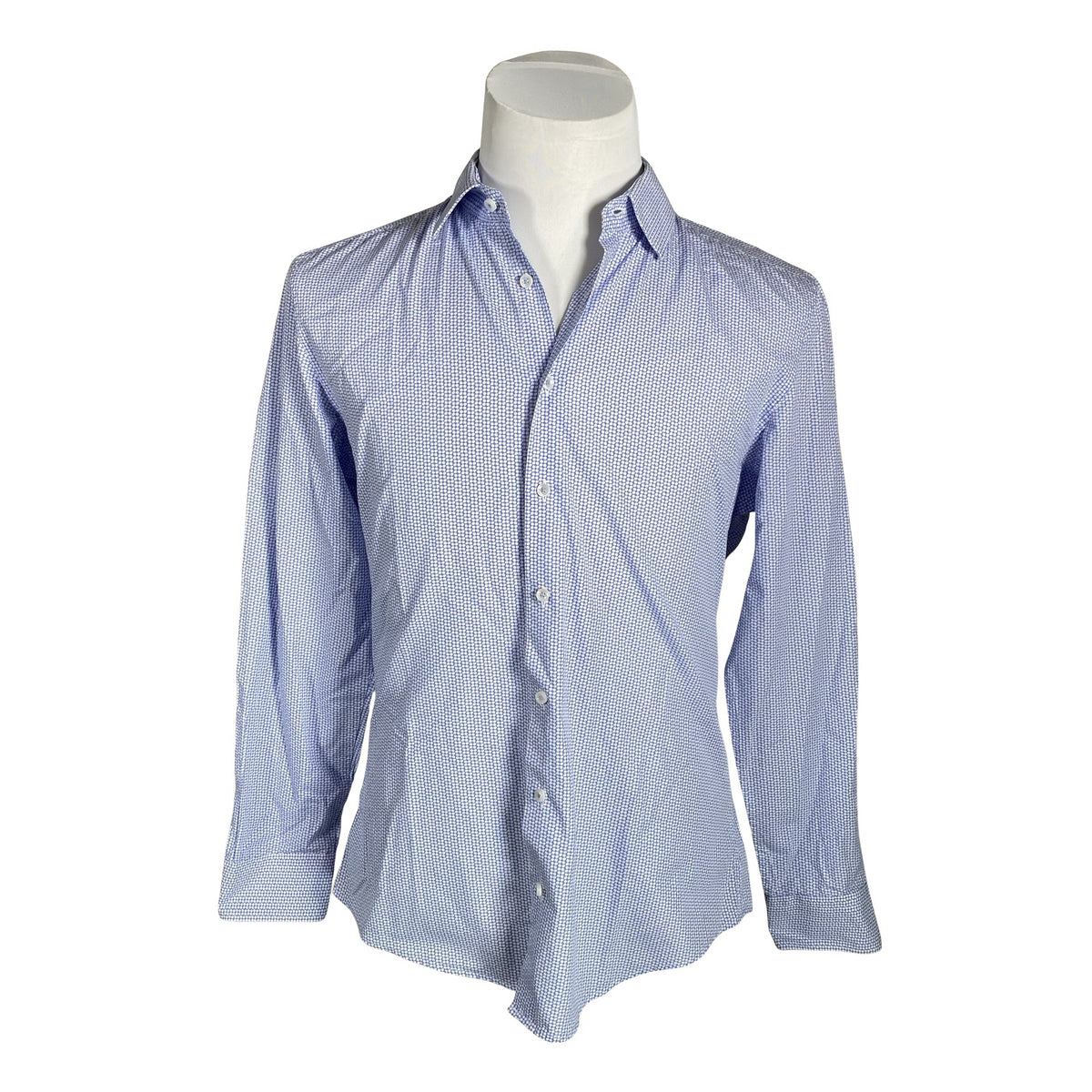 Unisex Seidensticker - Collared shirt, size L - Blue (1)
