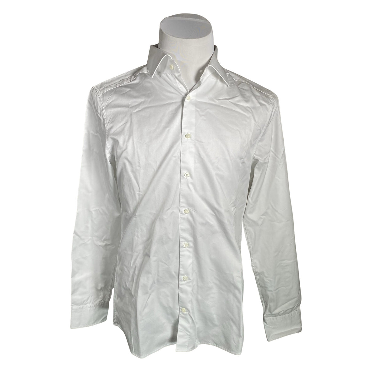 Unisex Stenströms - Collared shirt, size L - White (1)