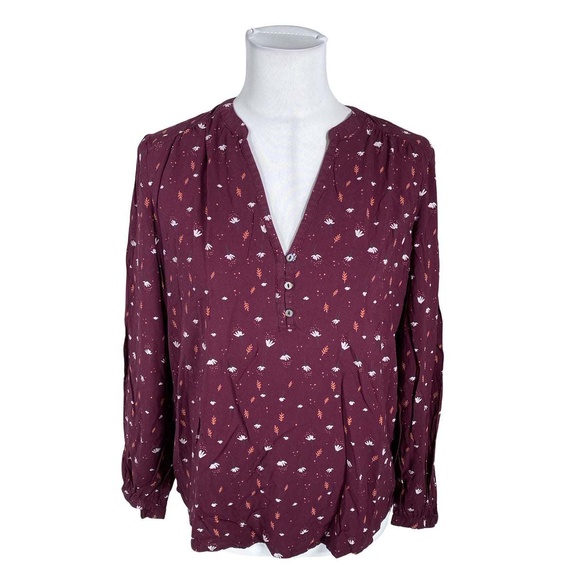 Unisex Esprit - Blouse, size 38 - Wine red (1)