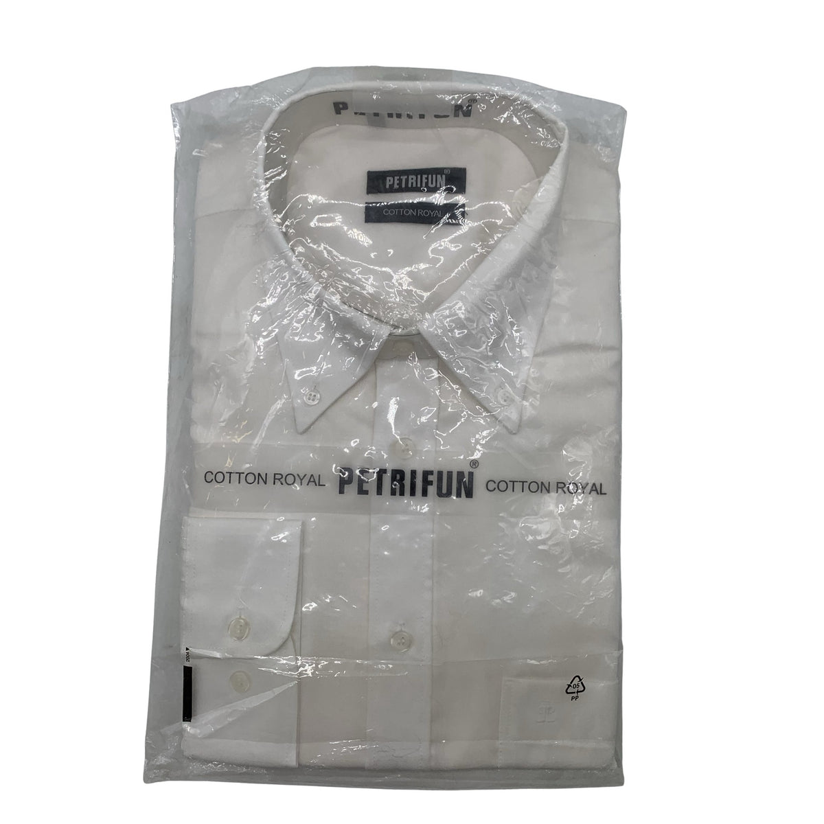 Unisex Petrifun - Collared shirt, size XL - White (1)