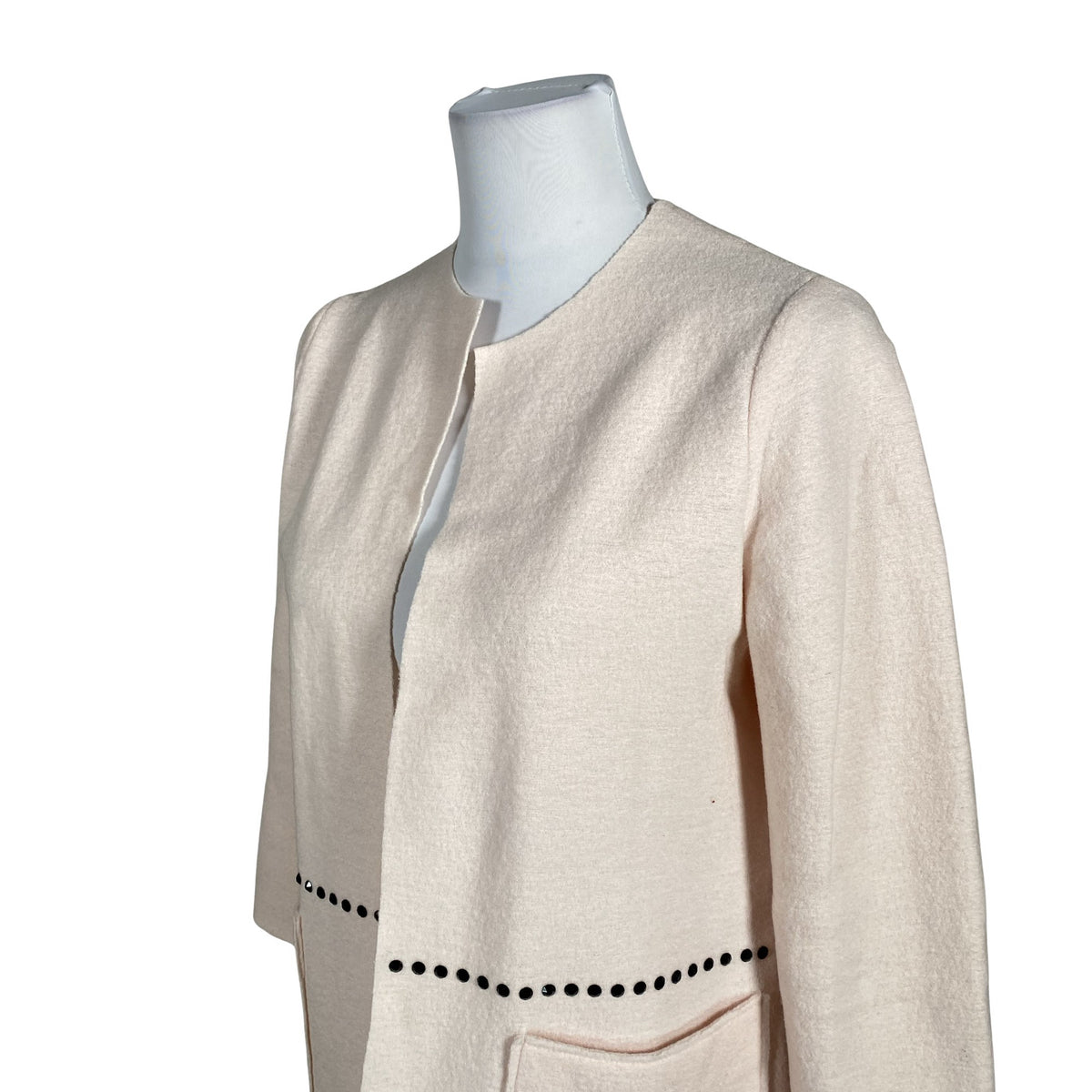 Unisex Muotikuu - Wool coat, size 36 - Light pink (2)