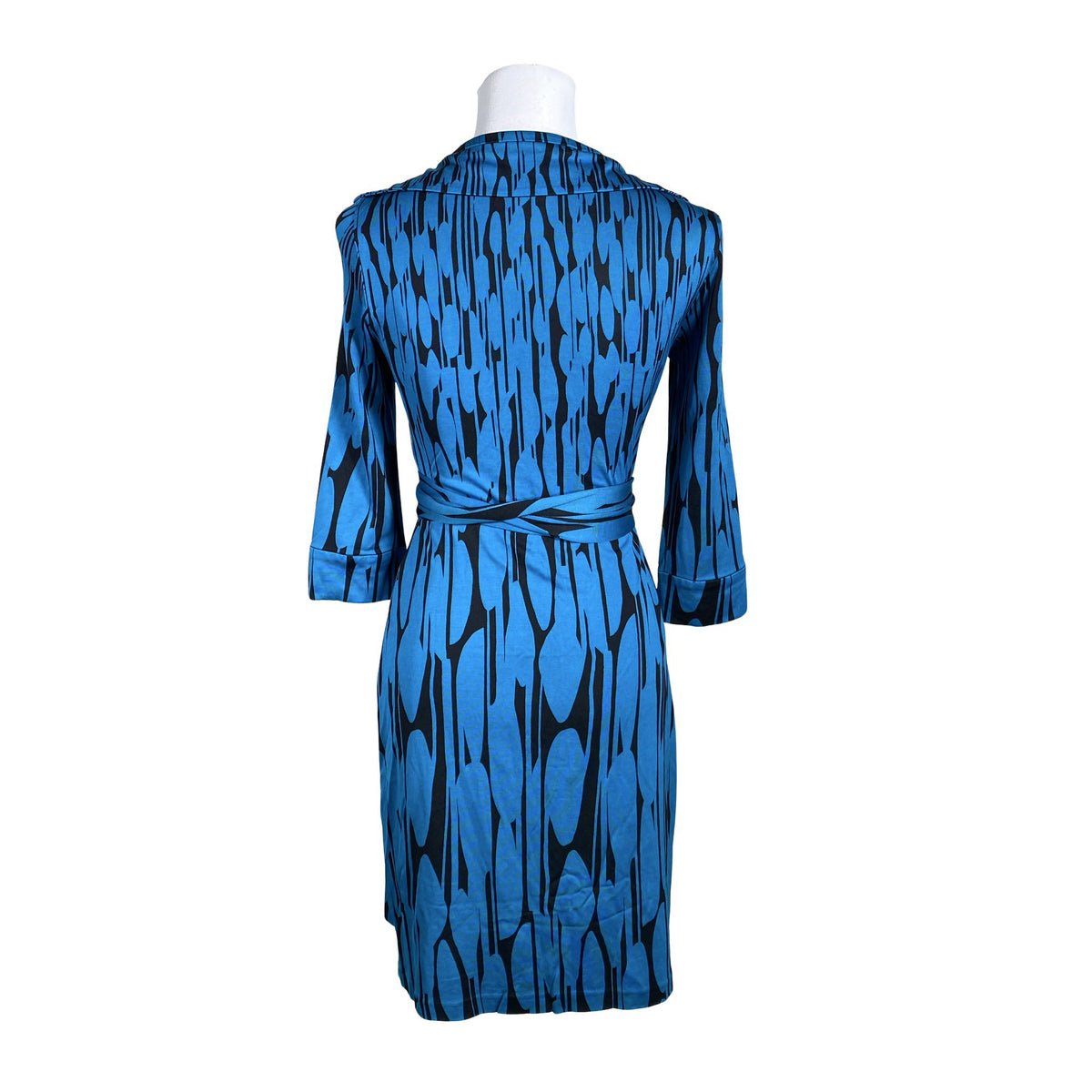Unisex Diane von Furstenberg - Tricot dress, size 36 - Blue (3)