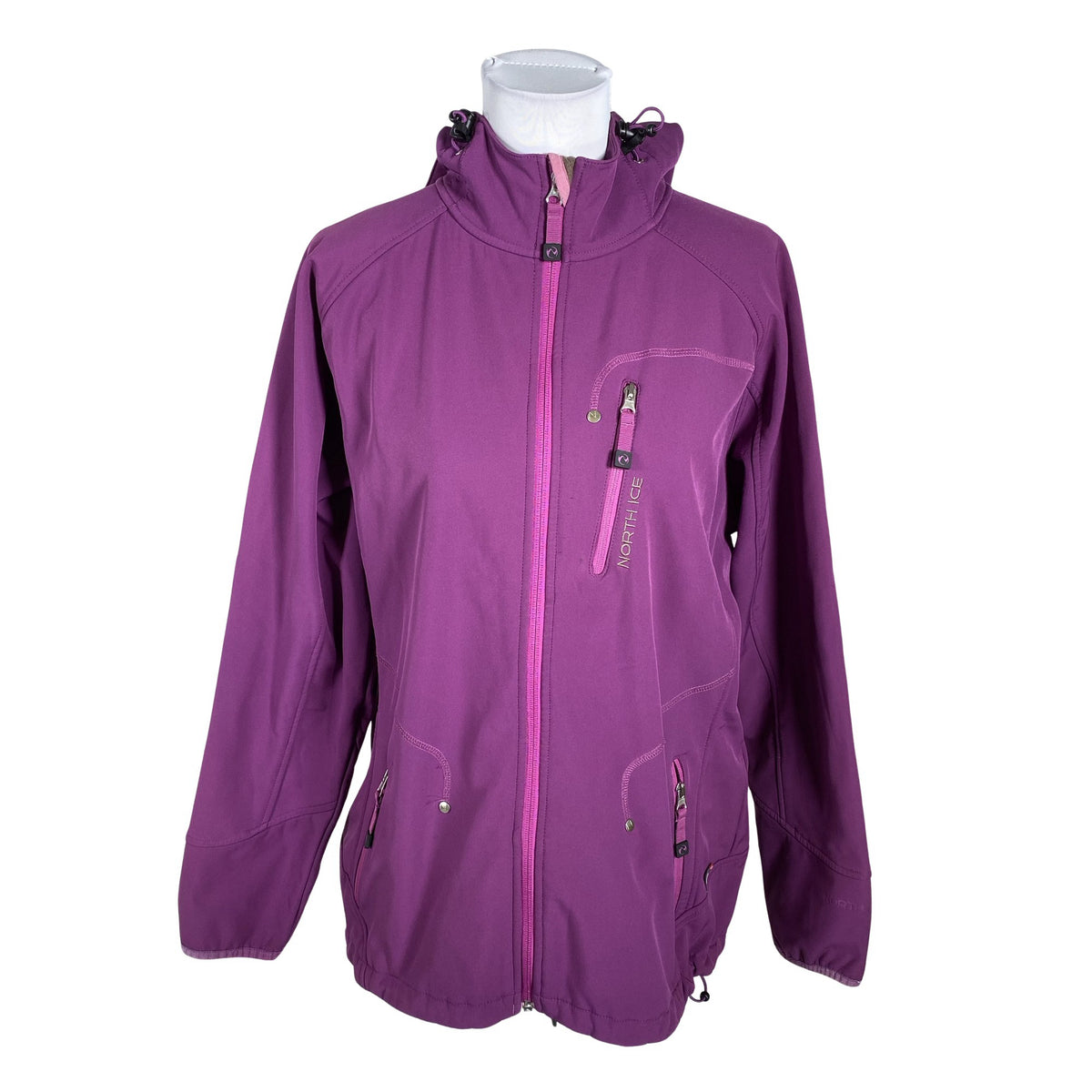 Unisex North Ice - Soft shell jacket, size 40 - Violet (1)