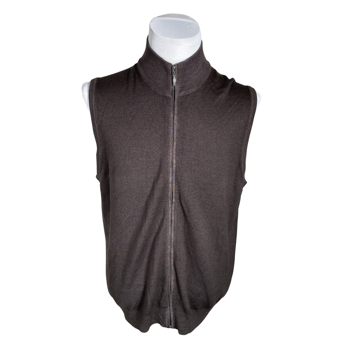 Unisex Gran Sasso - Knit vest, size XXL - Brown (1)