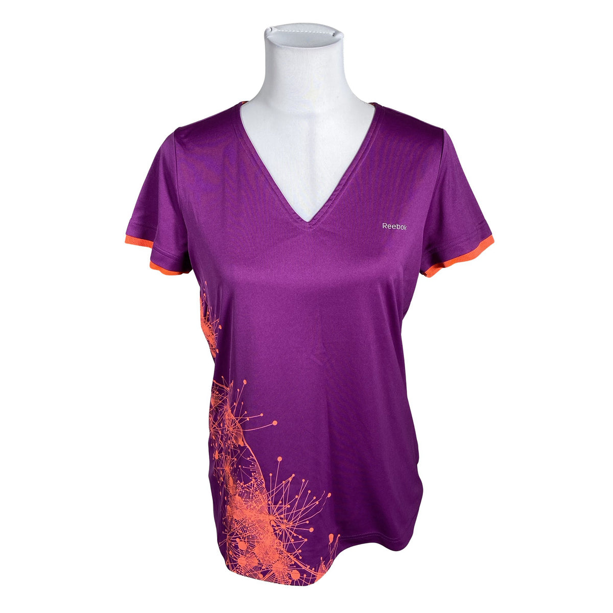 Unisex Reebok - Sports shirt, short sleeve, size 40 - Violet (1)