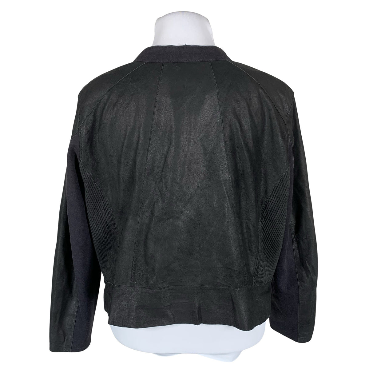 Unisex Junarose - Leather jacket, size 48 - Black (2)