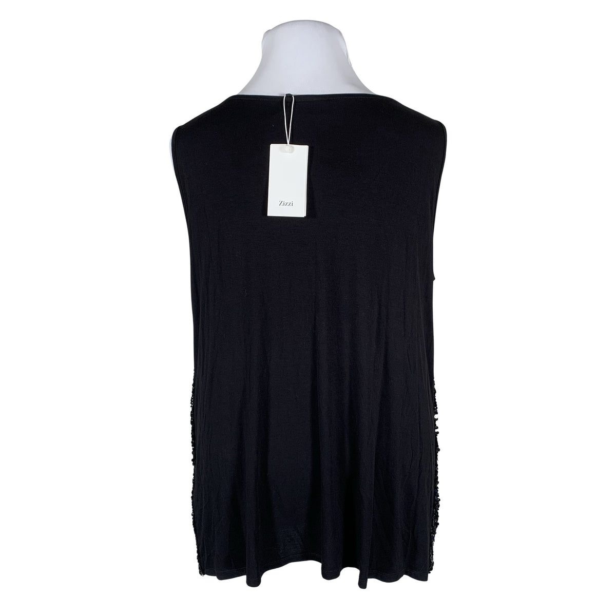 Unisex Zizzi - Evening tunic, size 46 - Black (2)