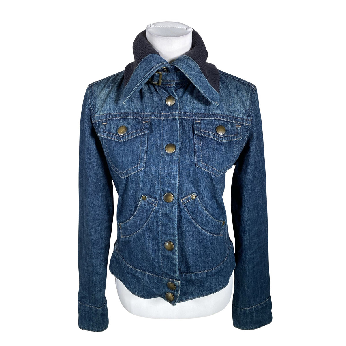 Unisex Sisley - Denim jacket, size 38 - Blue (1)