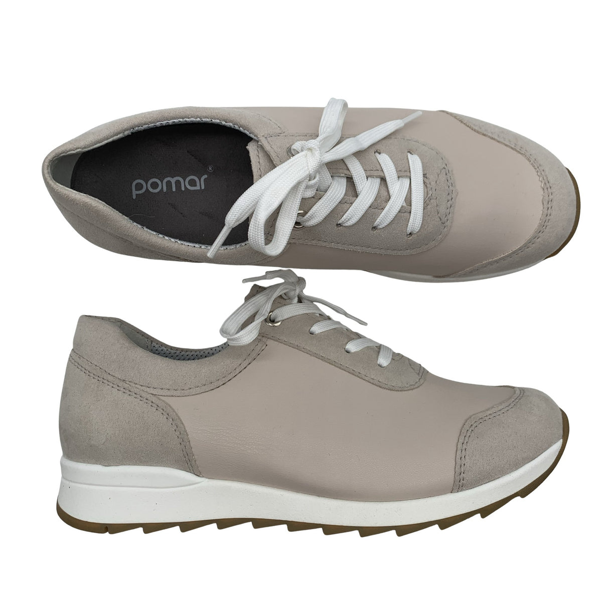 Unisex Pomar - Casual sneakers, size 38 - Light pink (1)