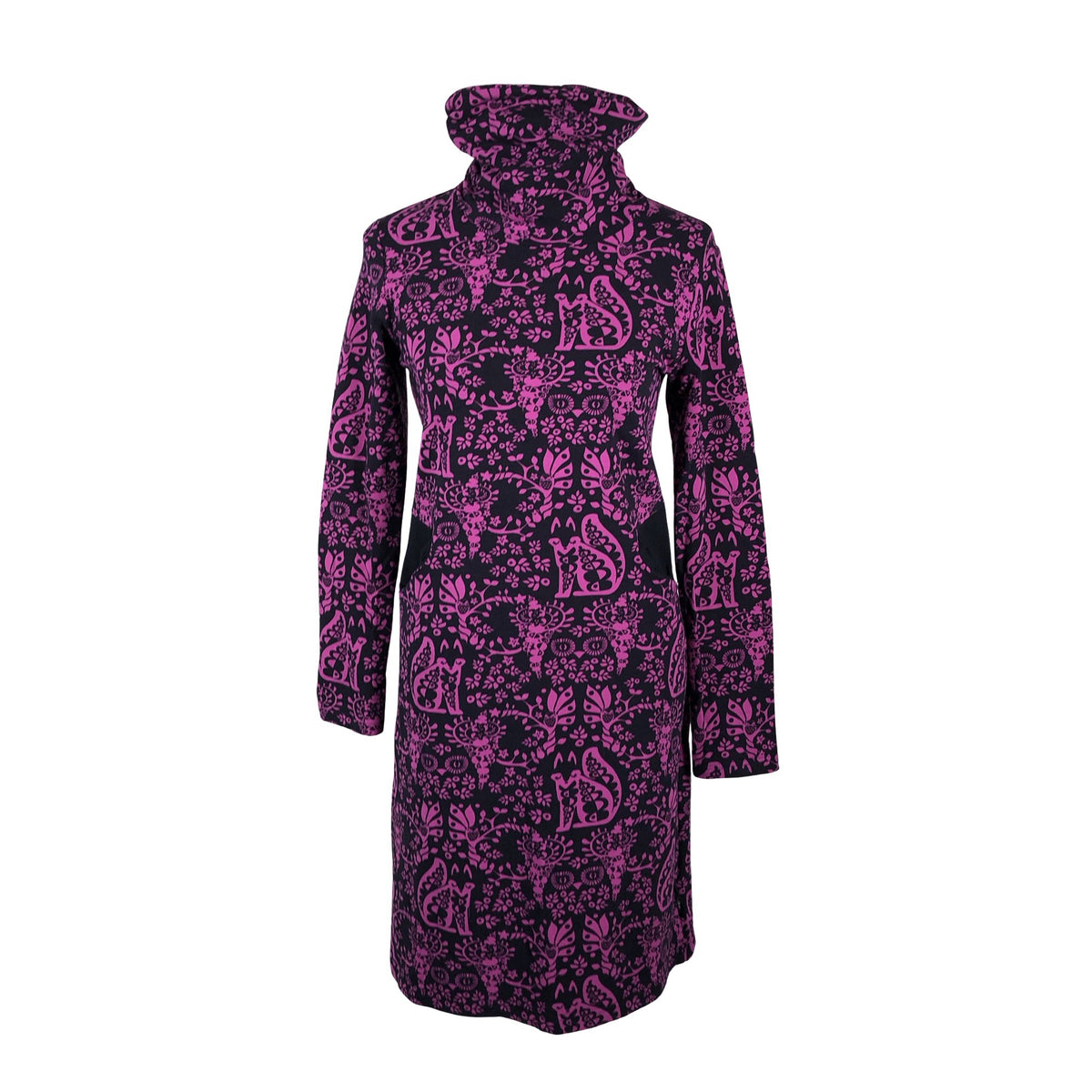 Unisex PaaPii - Tricot dress, size 36 - Violet (1)
