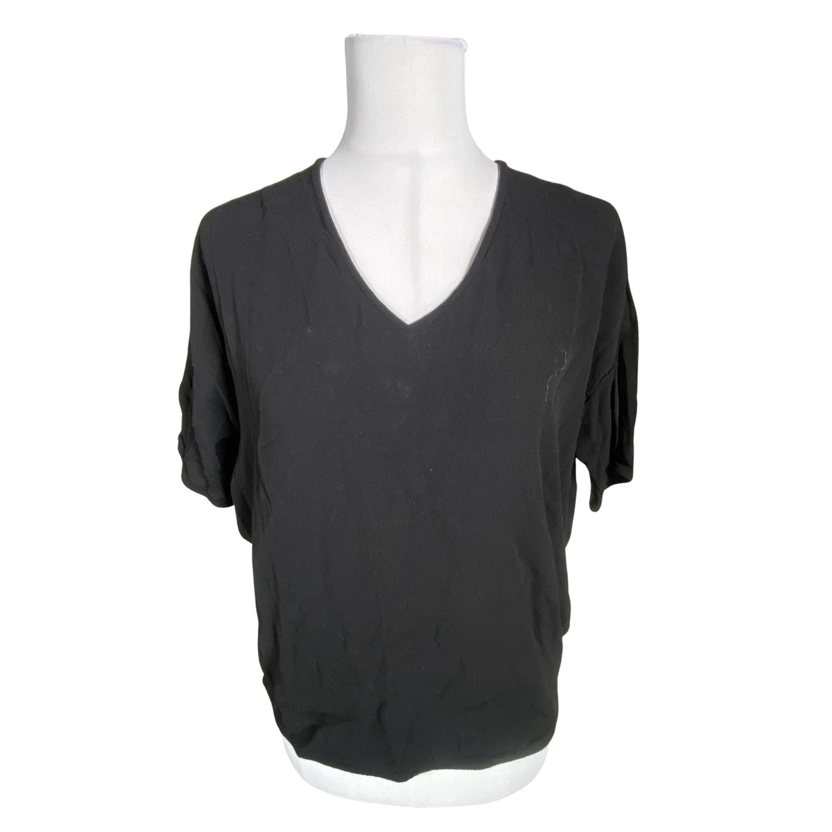 Unisex Samsoe&Samsoe - Short-sleeved blouse, size 34 - Black (1)