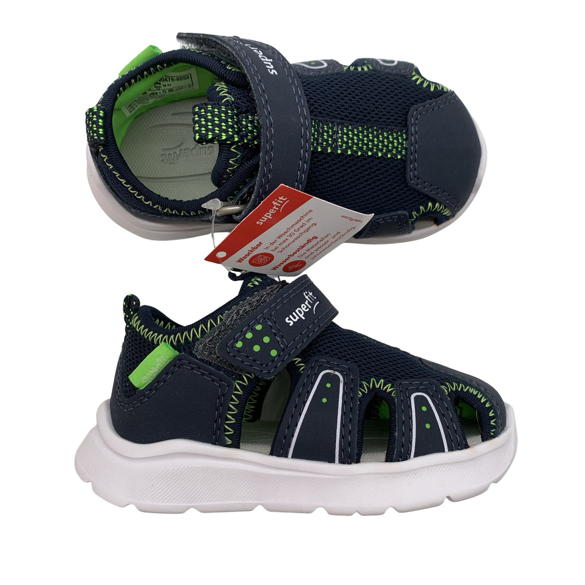 Unisex SuperFit - Sandals, size 19 - Blue (1)