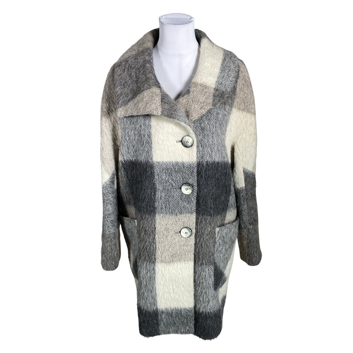 Unisex Dixi Coat - Wool coat, size 40 - Gray (1)