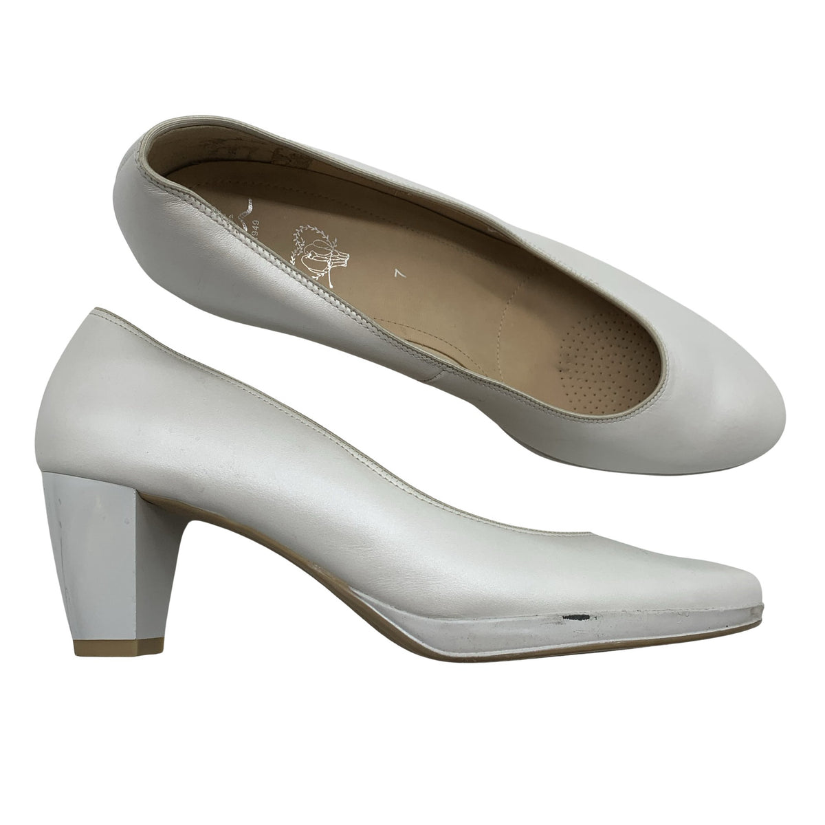 Unisex Ara - High heels, size 40 - White (1)