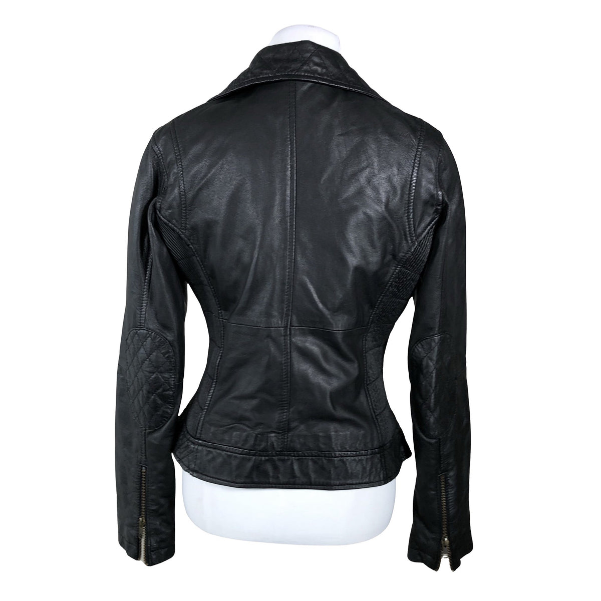 Unisex Cigno Nero - Leather jacket, size 40 - Black (2)