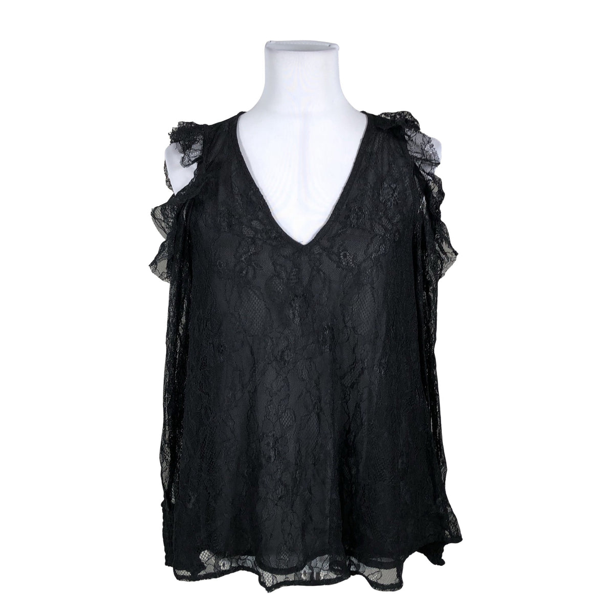 Unisex Lindex - Blouse, size 36 - Black (1)