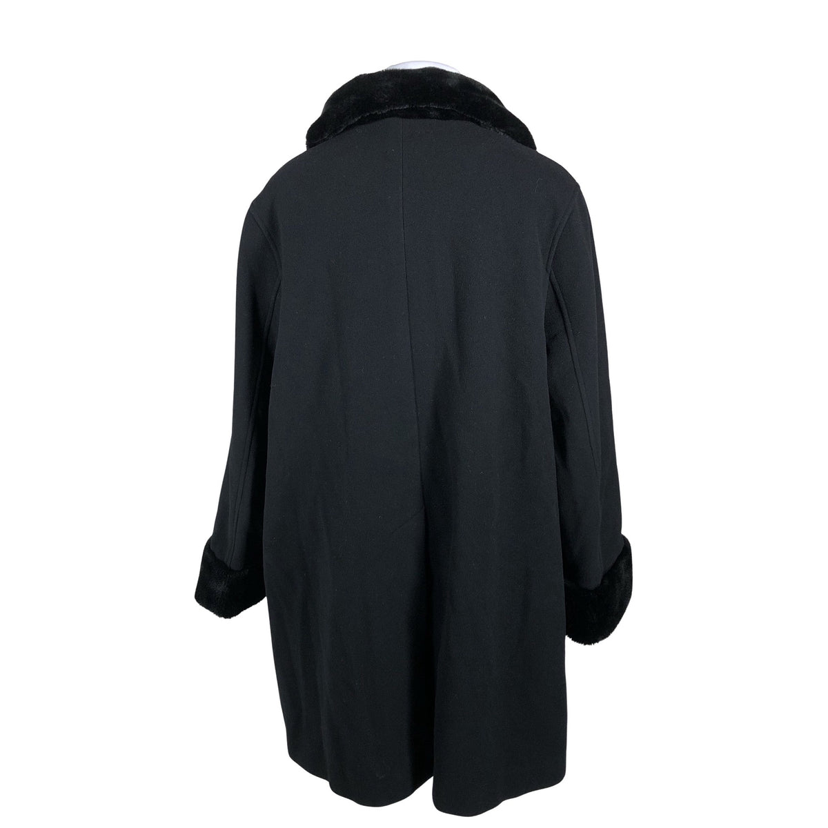 Unisex Menuetto - Wool coat, size 48 - Black (2)