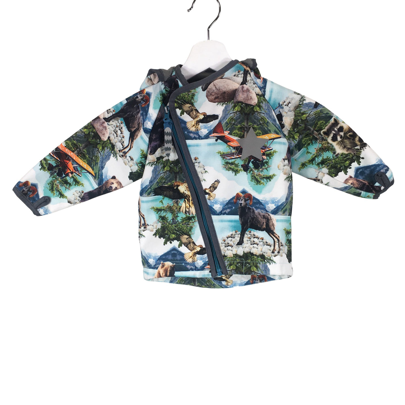 Unisex Racoon - Softshell-takki, koko 68 - 74 - (1)