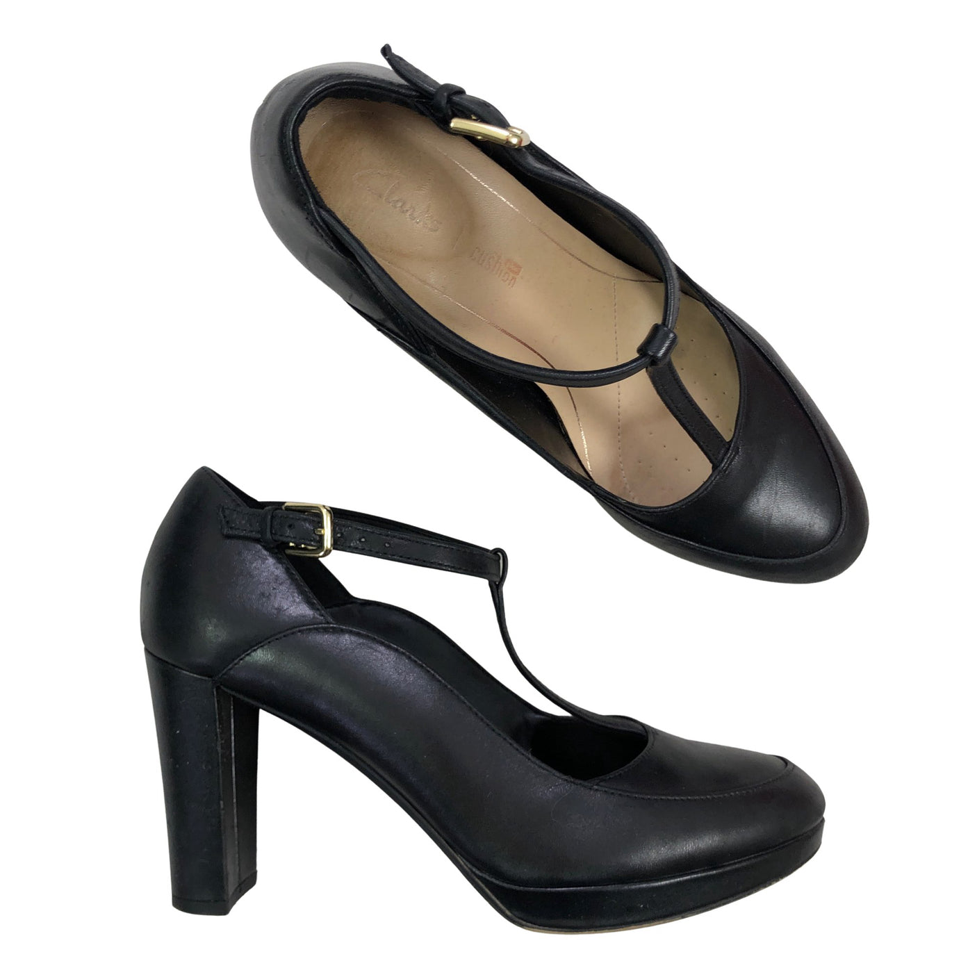 Unisex Clarks - Korkokengät, koko 38 - (1)