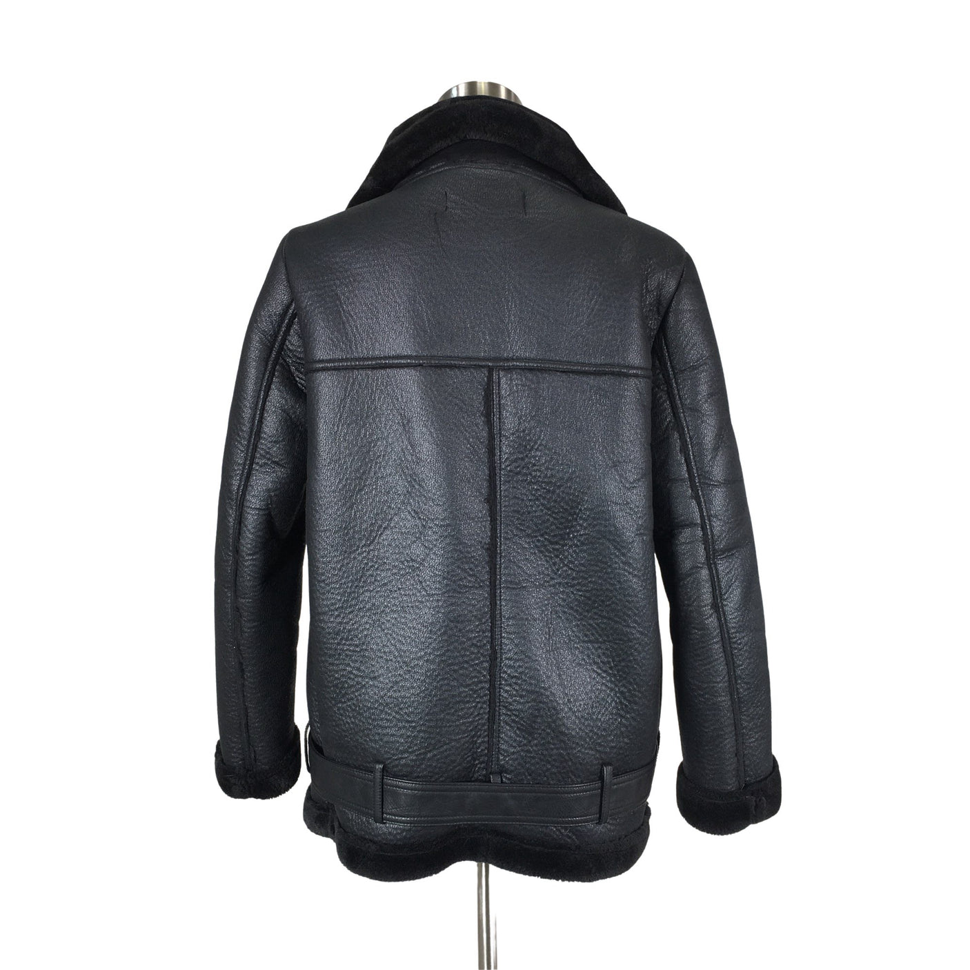 Unisex Zara - Nahkatakki, koko 38 - (2)
