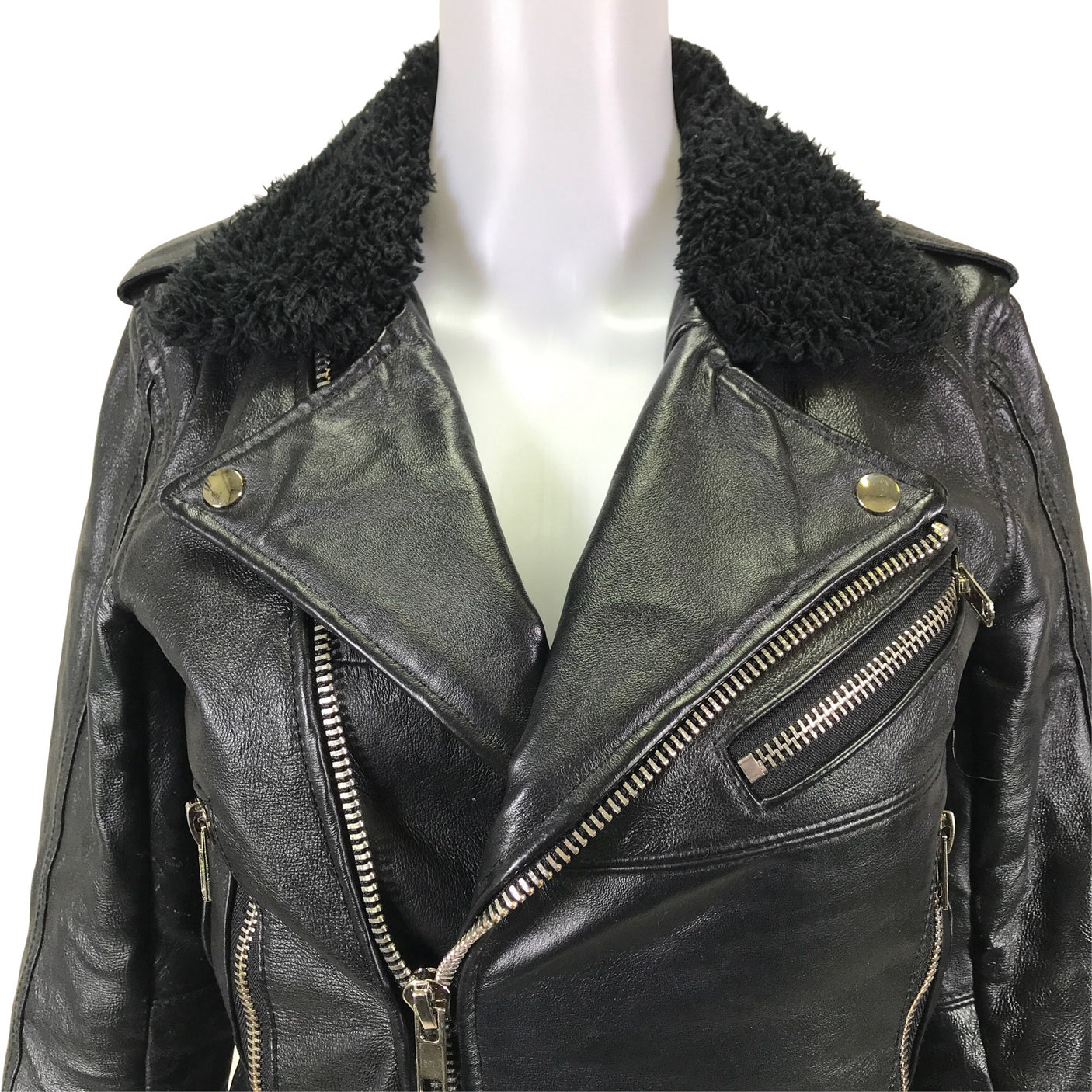 Unisex Deadwood - Leather jacket, size 36 - (3)