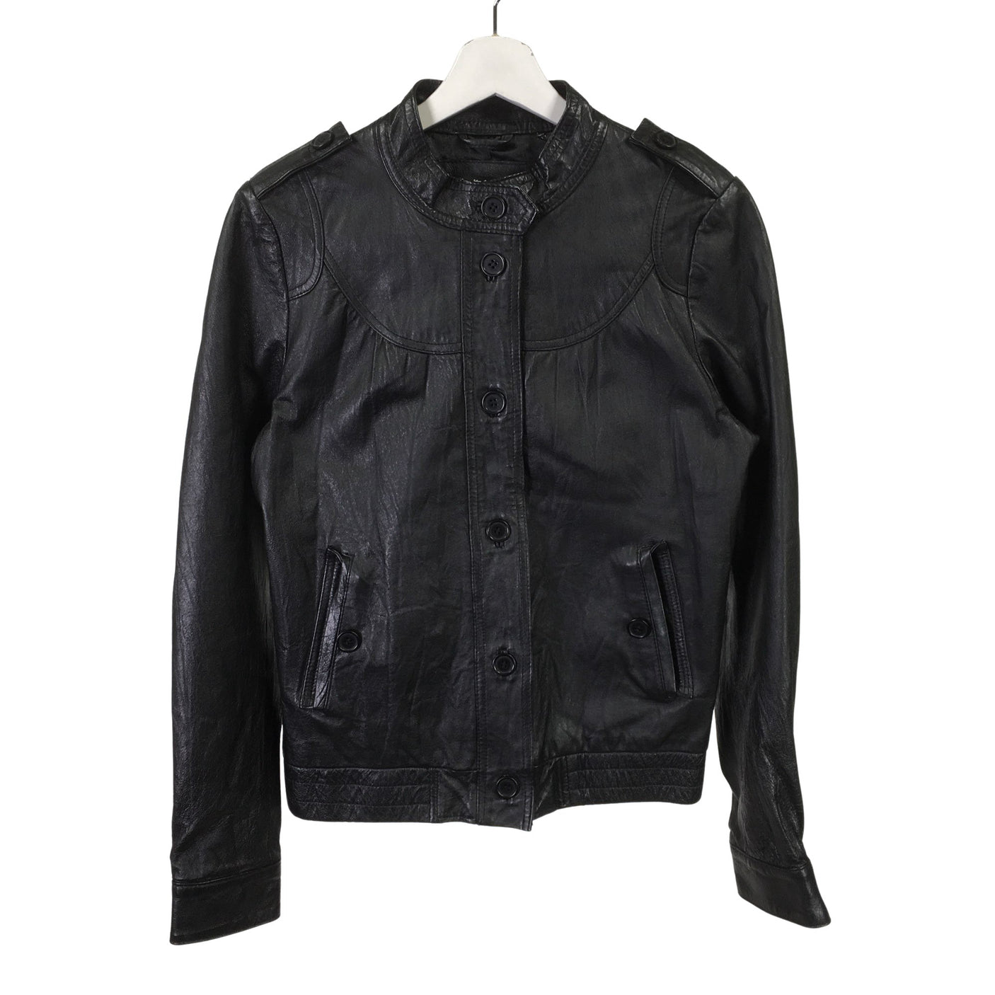 Leather jacket, size 38