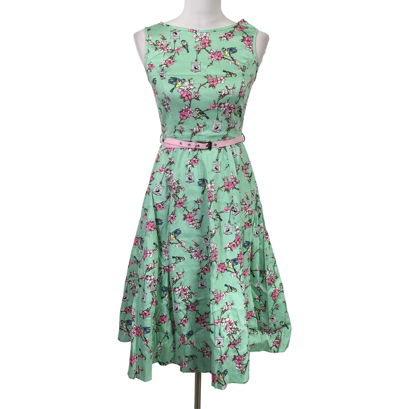 Unisex Lady Vintage - Fabric dress, size 36 - (1)