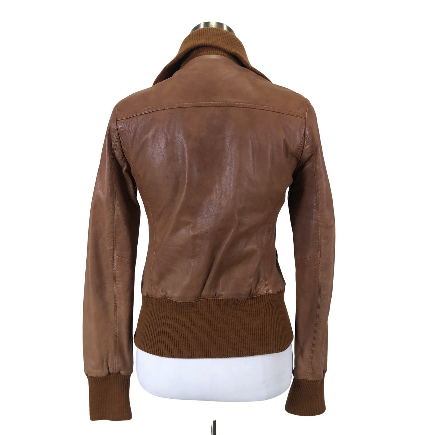 Leather jacket, size 38