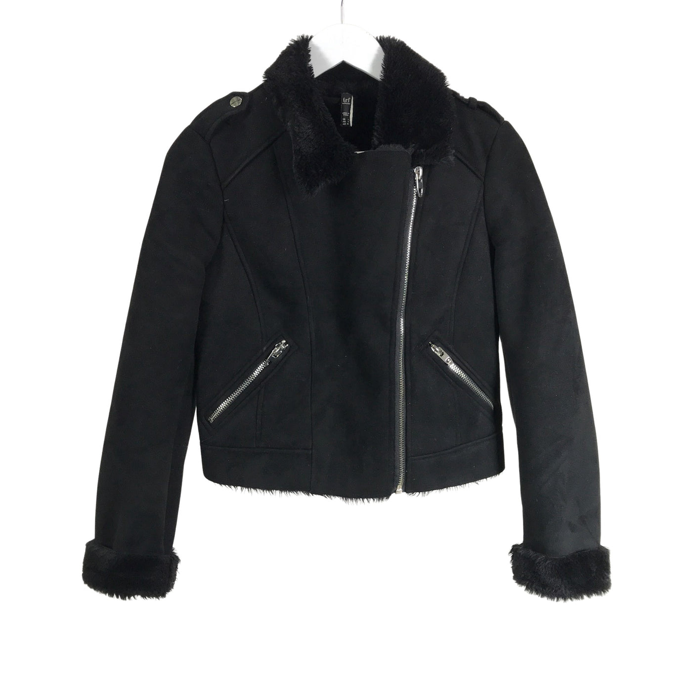 Unisex Zara - Leather jacket, size 36 - (1)