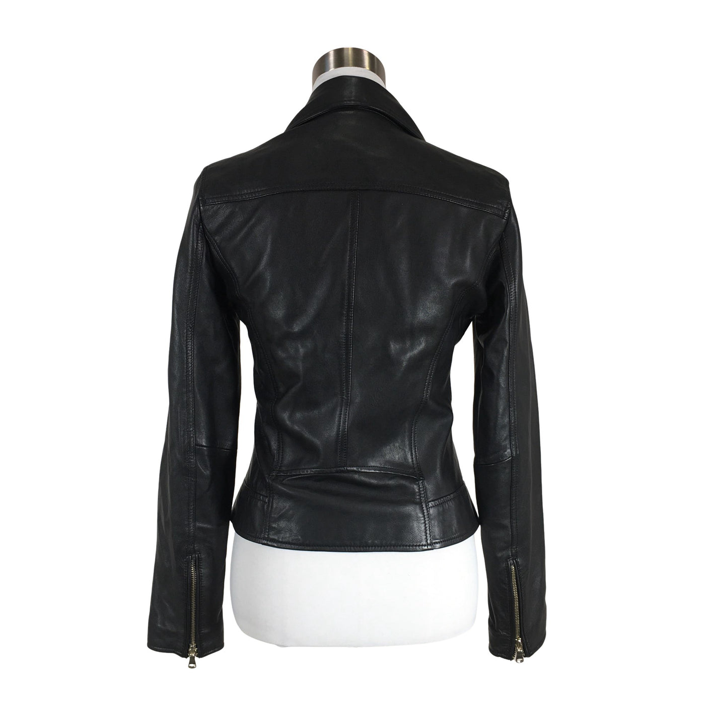 Unisex Massimo Dutti - Leather jacket, size 36 - (2)