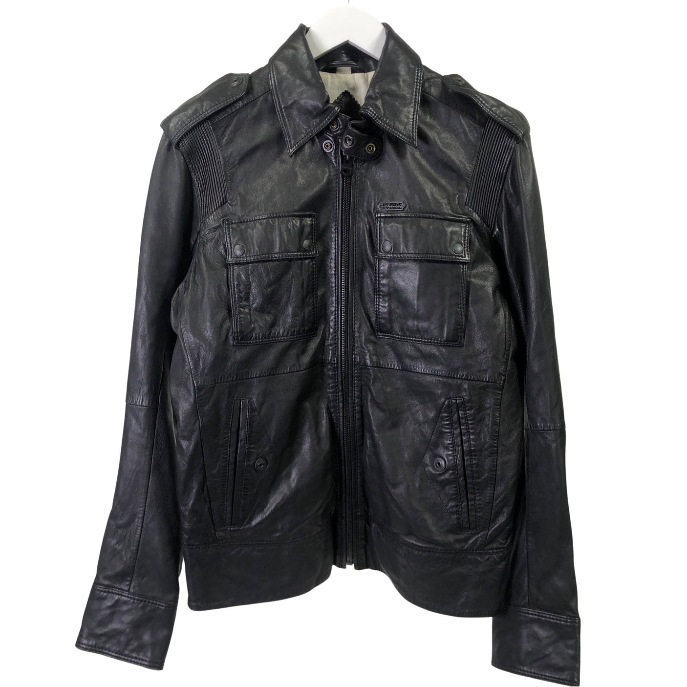 Unisex Diesel - Leather jacket, size M - (1)