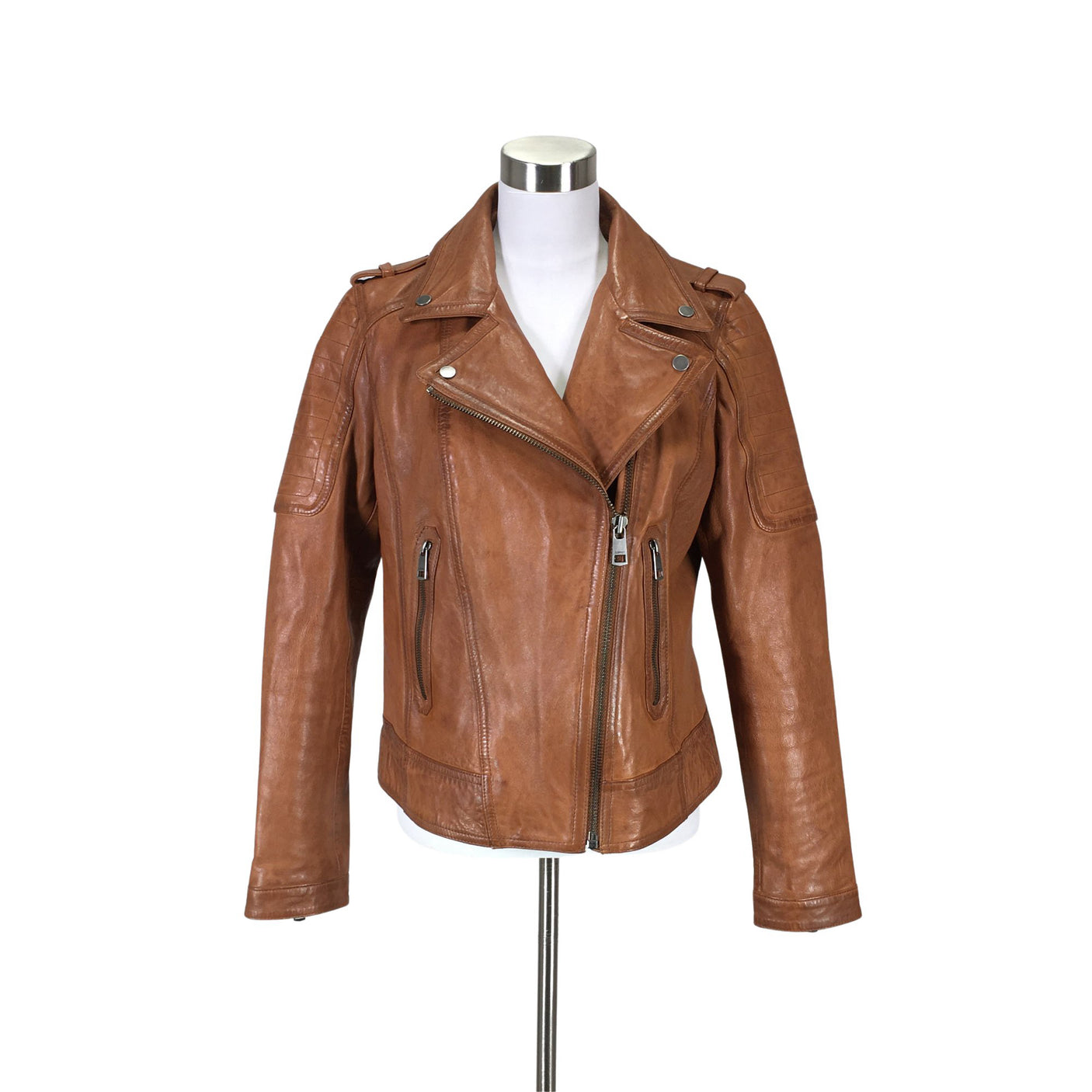 Leather jacket, size 42