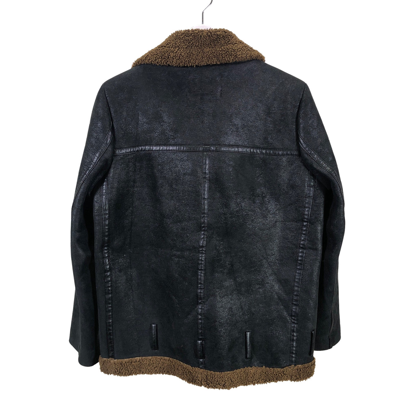 Unisex Zara - Leather jacket, size 36 - (2)